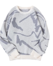 Graffiti Jacquard Sweater