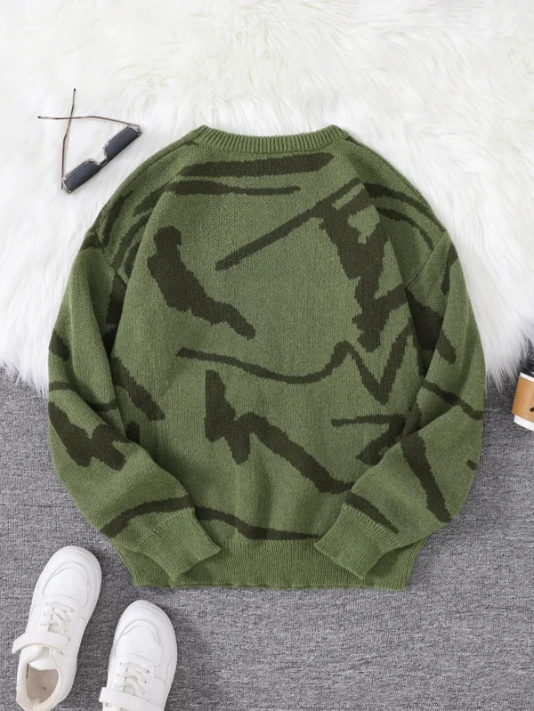 Graffiti Jacquard Sweater - Image 13