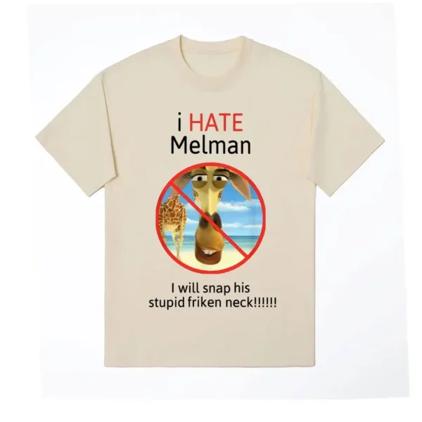 T-shirt I hate Melman - Image 3