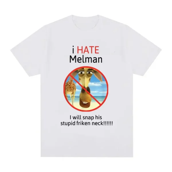 T-shirt I hate Melman - Image 5